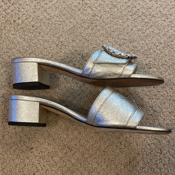 Jimmy choo sparkle shoes, small block heel - Picture 3 of 5